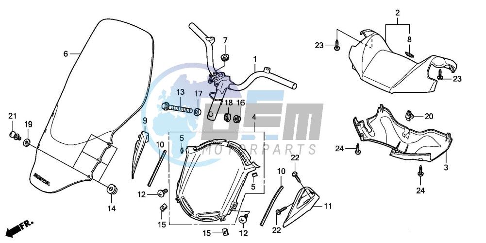 HANDLE PIPE/HANDLE COVER (FES1257/A7)(FES1507/A7)