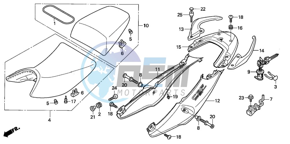 SEAT/SEAT COWL