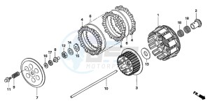 CRF450X drawing CLUTCH