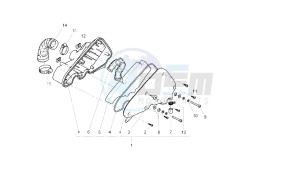 BOULEVARD - 100 CC 4T drawing INTAKE