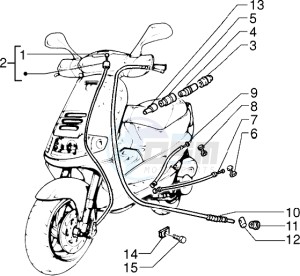 Skipper 125 my98 drawing Transmissions