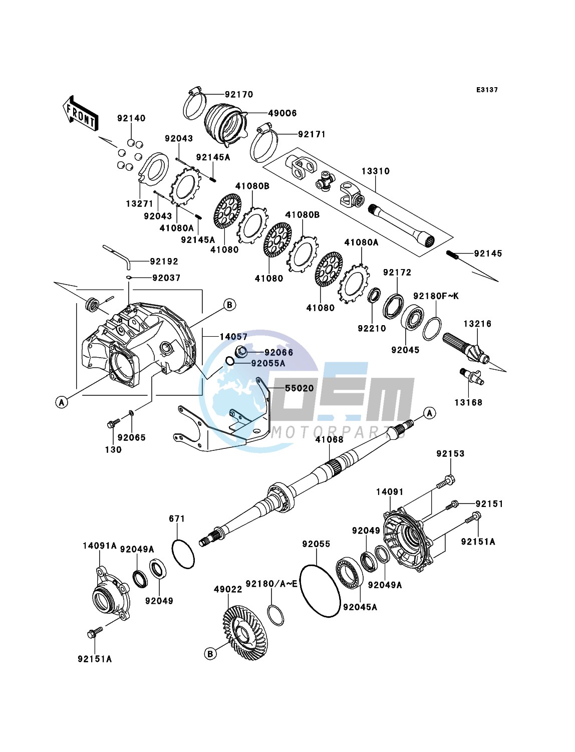 Drive Shaft-Rear