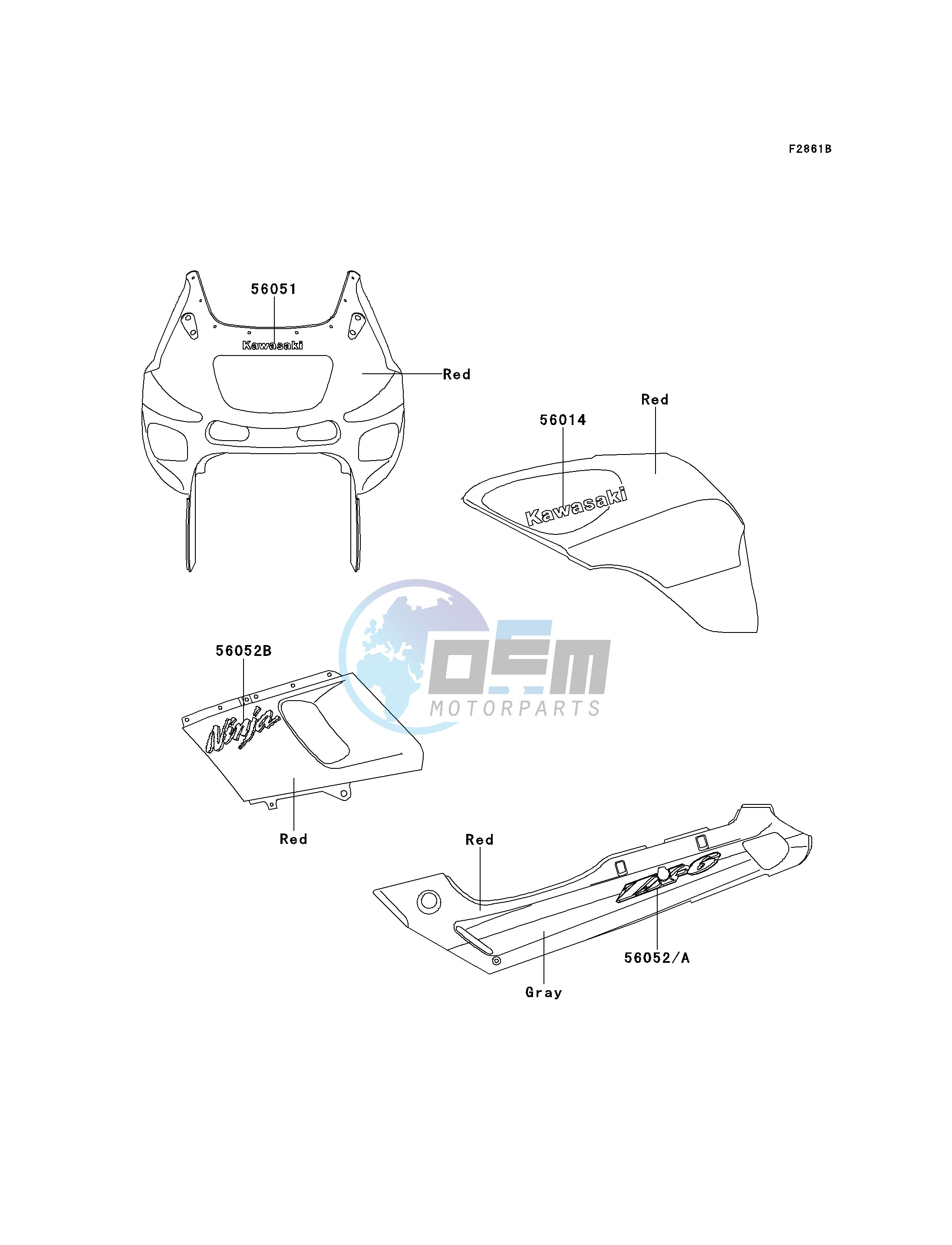 DECALS-- RED- --- CN- --- ZX600-E8- -