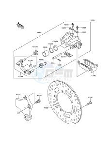 VULCAN 900 CUSTOM VN900CEFA GB XX (EU ME A(FRICA) drawing Rear Brake