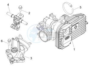 Nexus 250 e3 drawing Throttle body - Injector - Union pipe