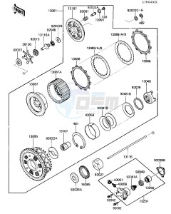 ZL 1000 A [ZL1000 ELIMINATOR] (A1) drawing CLUTCH