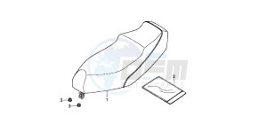 SJ100 1100 BALI EX drawing SEAT