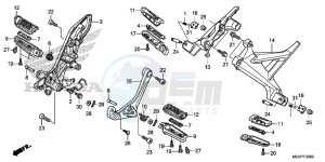 VFR1200XF CrossTourer - VFR1200X 2ED - (2ED) drawing STEP