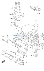 DF 25A drawing Swivel Bracket Non-Remote Control