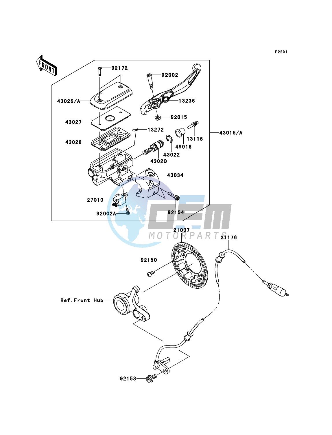 Front Master Cylinder