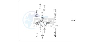 NSS250EX FORZA EX drawing CARRIER BRACKET