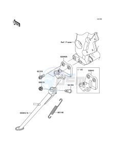 VERSYS_1000 KLZ1000AEF FR GB XX (EU ME A(FRICA) drawing Stand(s)