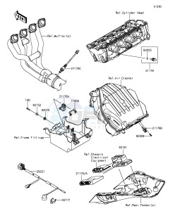 Z1000SX ZX1000LFF FR GB XX (EU ME A(FRICA) drawing Fuel Injection