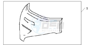 GL18009 SI / AB NAV - (SI / AB NAV) drawing CHROME GARNISH,SC