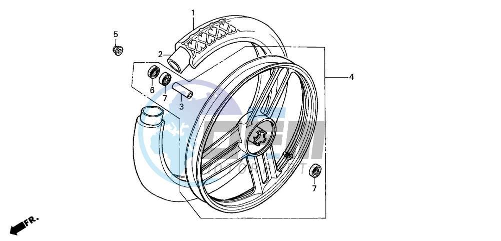 FRONT WHEEL