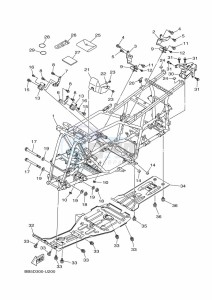 YFM450FWBD YFM45KPLK (BB5H) drawing FRAME