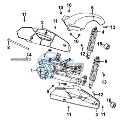 REAR FORK