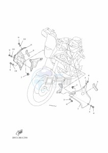 XTZ690 TENERE 700 (BW31) drawing COWLING 2