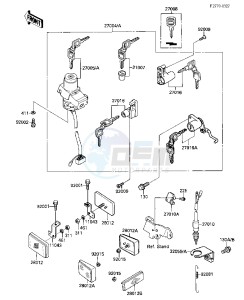 EX 500 A [EX500] (A1-A3) [EX500] drawing IGNITION SYSTEM