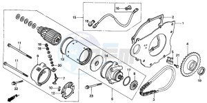 CM125C drawing STARTING MOTOR (2)