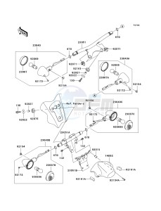 VN 1700 G [VULCAN 1700 CLASSIC LT] (9G-9FA) G9F drawing TURN SIGNALS