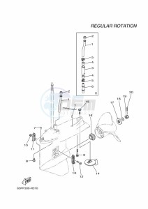 F150DETX drawing PROPELLER-HOUSING-AND-TRANSMISSION-2