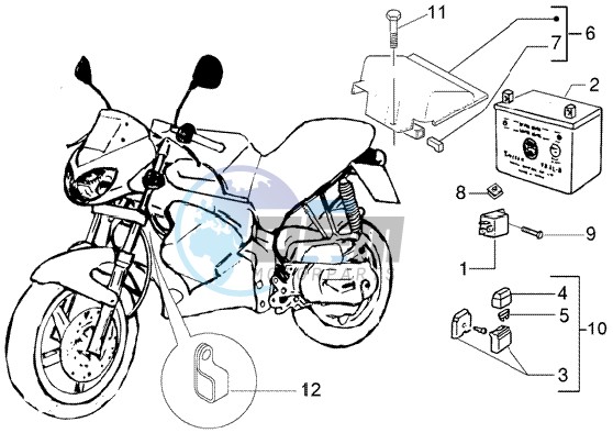 Battery - remote control switch