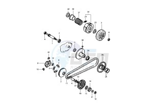 CS JOG R 50 drawing CLUTCH