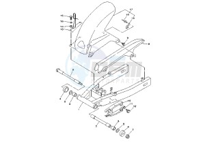 TDM 850 drawing REAR ARM