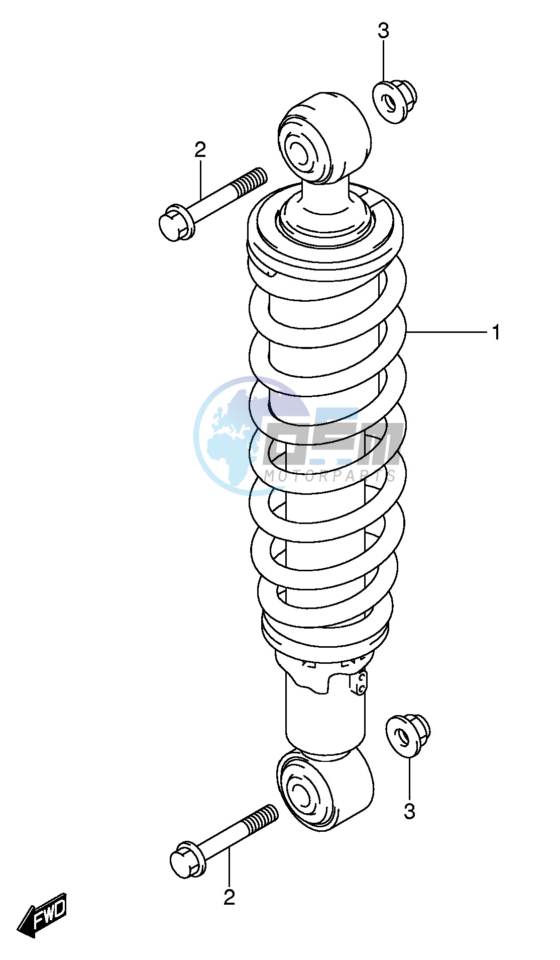 REAR SHOCK ABSORBER