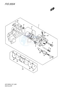 GSF-1250S ABS BANDIT EU drawing REAR CALIPER