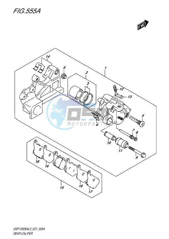 REAR CALIPER