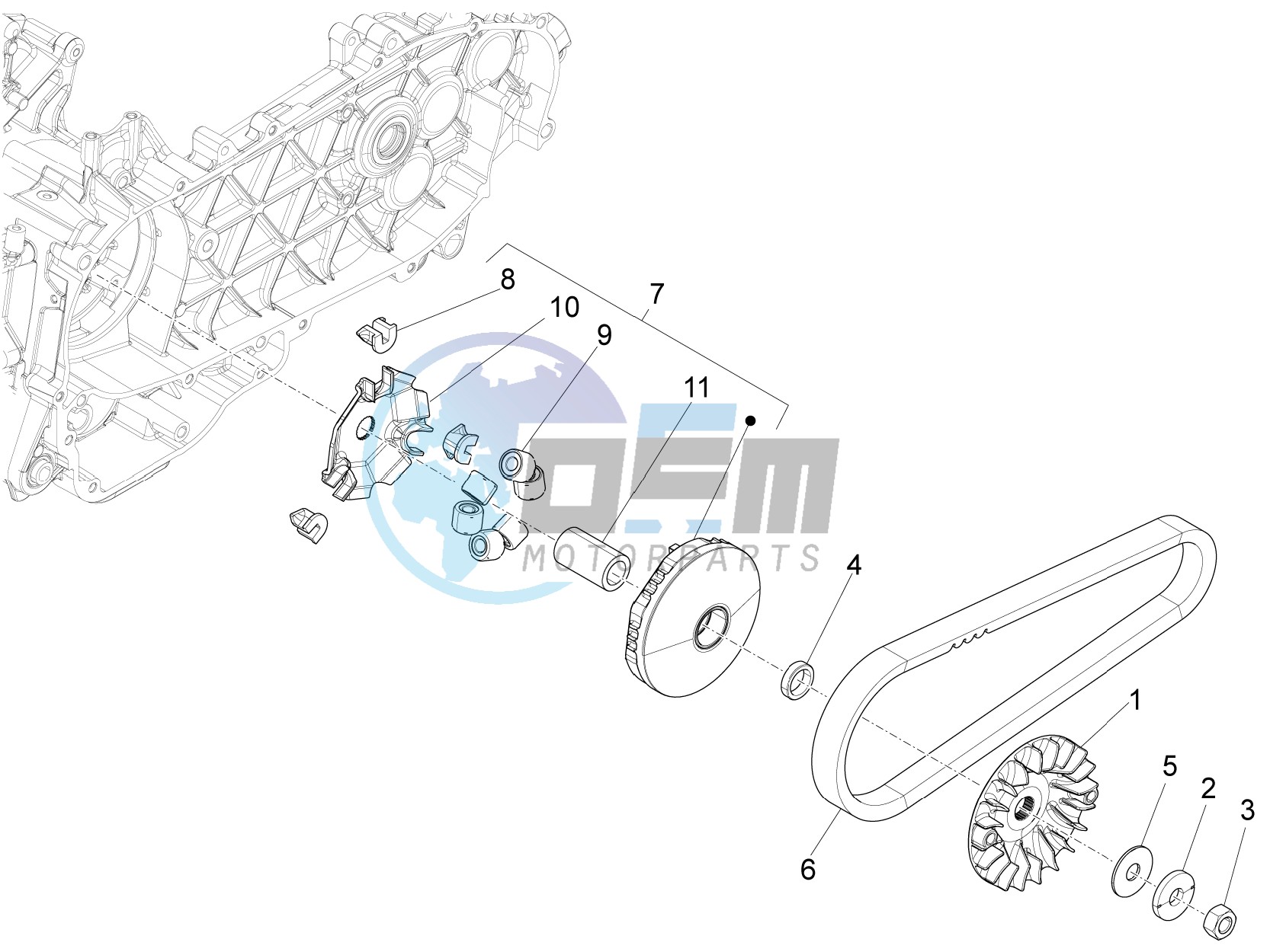 Driving pulley