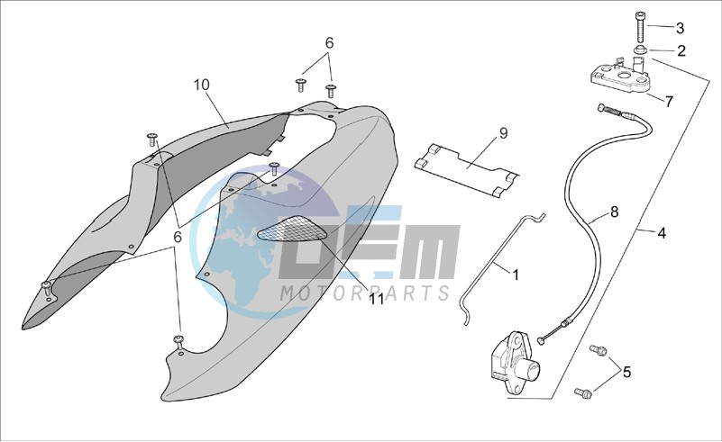 Rear body - Rear fairing