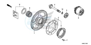 TRX680FAH Europe Direct - (ED) drawing STARTING GEAR