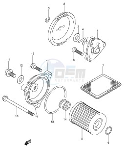 LT-F250 (E3-E28) drawing OIL PUMP