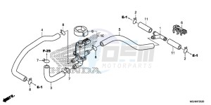 VFR1200XDH 2ED - (2ED) drawing AIR INJECTION CONTROL VALVE