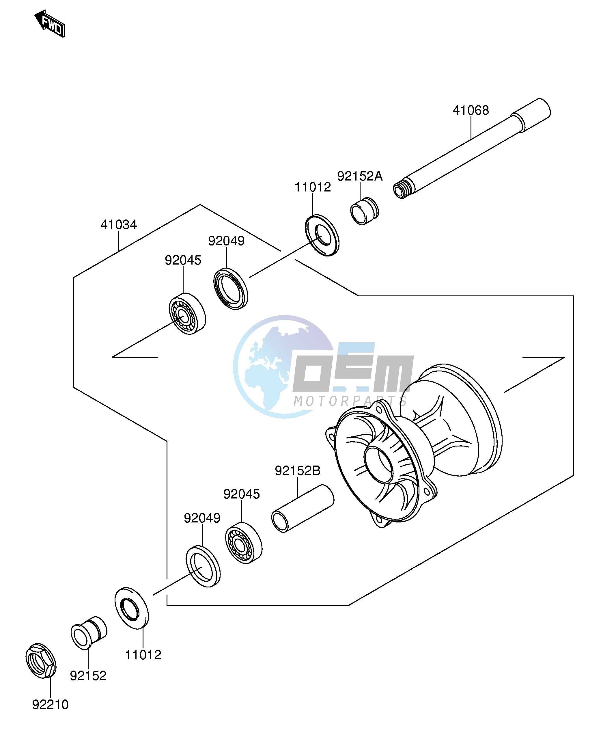 FRONT HUB