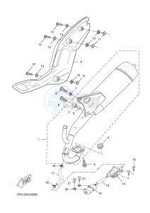 NS50 AEROX (1PH1 1PH1 1PH1 1PH1) drawing EXHAUST