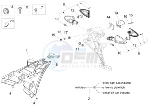 RS4 50 2T E4 (APAC, EMEA) drawing Rear lights