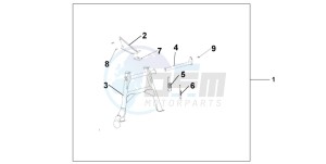 CB900F 919 drawing MAIN STAND