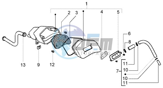 Secondairy air box