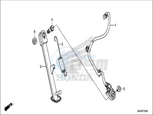 CBR500RAH CBR500R ED drawing SIDE STAND