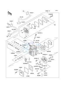 JF 650 A [X2] (A6-A9) [X2] drawing CARBURETOR