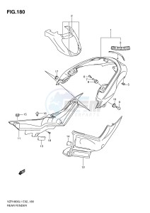 VZR1800 (E2) INTRUDER drawing REAR FENDER (VZR1800ZUFL1 E19)