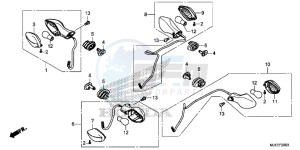 CB650FAE CB650FA 2ED drawing WINKER