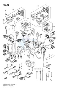 AN400 (E03) Burgman drawing WIRING HARNESS (AN400ZAL1 E28)