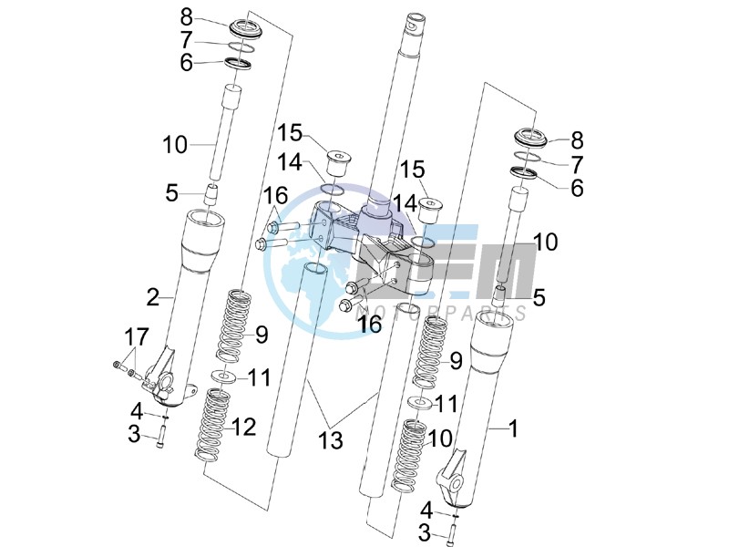 Fork components (Kayaba)