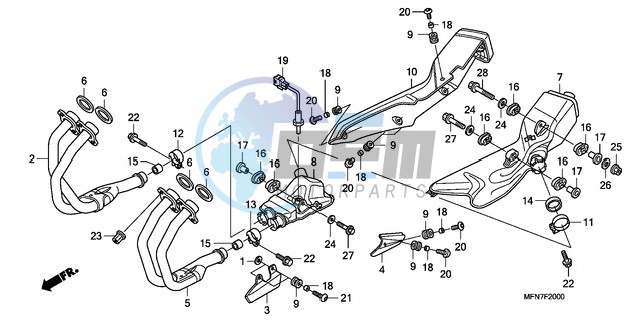 EXHAUST MUFFLER