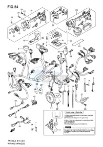 AN400 BURGMAN EU drawing WIRING HARNESS